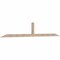 Ekena Millwork Portland Smooth Timber Gable Bracket, Douglas Fir, 108"W x 18"H x 1 1/2"D x 3 1/2"F, 4/12 Pitch GBW108X18X0204POR00SDF - alternate 2